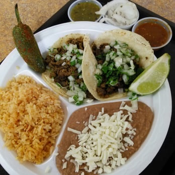 Tacos los compadres signature dishes SopesNachos with MeatCheese Quesadilla with Meat